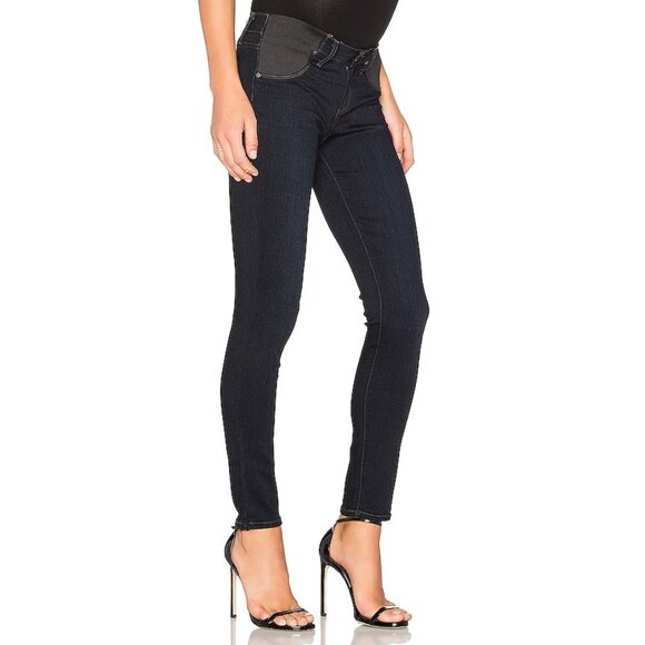 PAIGE Verdugo Ankle Jeans Mona Black Distressed